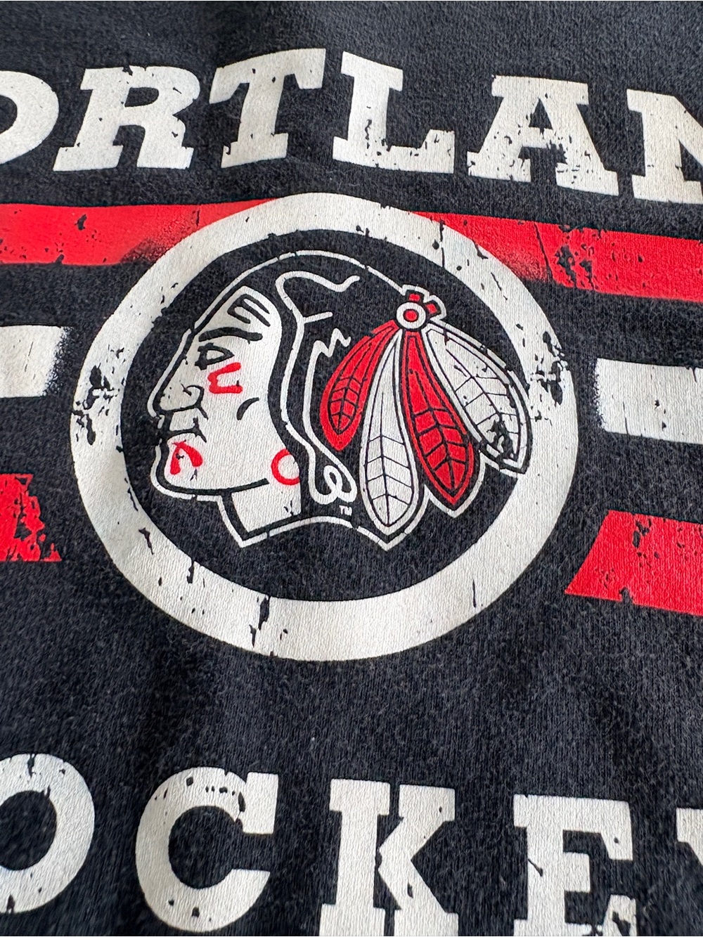 Portland Winterhawks Hockey crew neck sweatshirt with retired logo